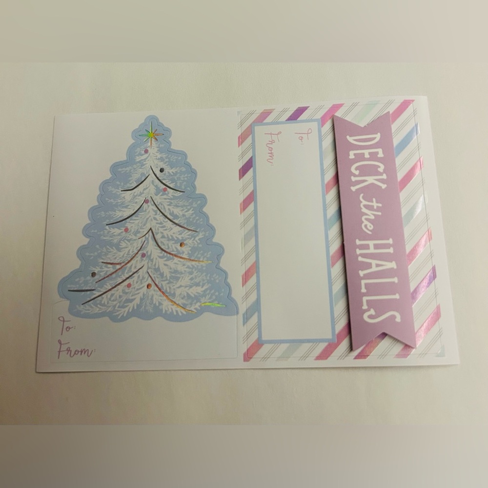 New 16 Christmas Gift Tags Design Focus 4" x 2 3/4" - Picture 2 of 13